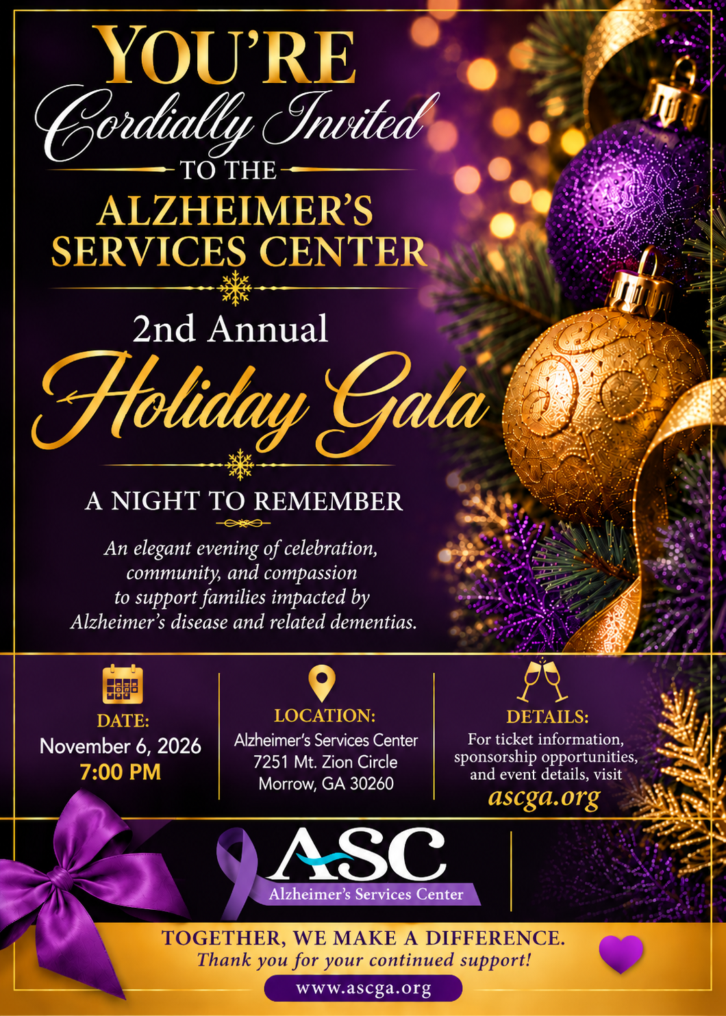 Holiday Gala Flyer
